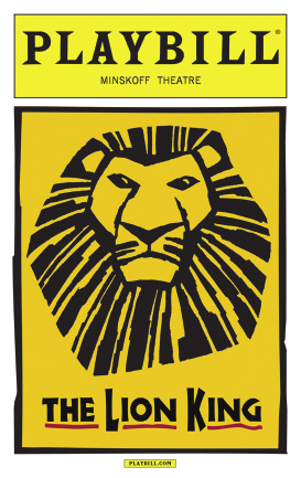Playbill Lion King